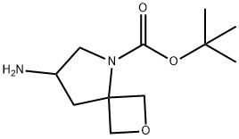 tert-butyl 7-amino-2-oxa-5-azaspiro[3.4]octane-5-carboxylate 구조식 이미지