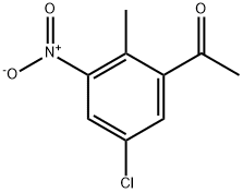 1-(5-Chloro-2-methyl-3-nitro-phenyl)-ethanone Structure