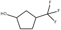 3-(trifluoromethyl)cyclopentan-1-ol Structure