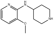 3-methoxy-N-(piperidin-4-yl)pyridin-2-amine Structure