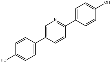 Phenol, 4,4'-(2,5-pyridinediyl)bis- Structure