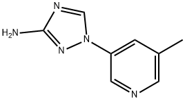 1-(5-methylpyridin-3-yl)-1H-1,2,4-triazol-3-amine Structure