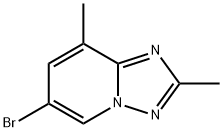 6-bromo-2,8-dimethyl-[1,2,4]triazolo[1,5-a]pyridine Structure