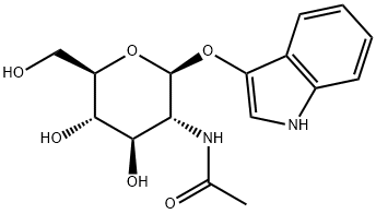 3-Indolyl2-acetamido-2-deoxy-b-D-glucopyranoside Structure