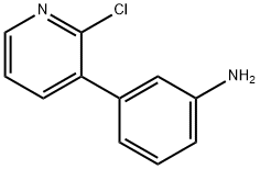 2-CHLORO-3-(3-AMINOPHENYL)PYRIDINE Structure