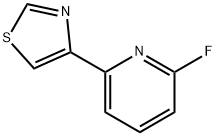 2-Fluoro-6-(thiazol-4-yl)pyridine Structure