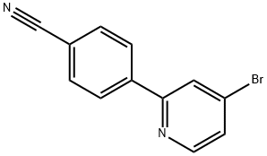 4-Bromo-2-(4-cyanophenyl)pyridine Structure