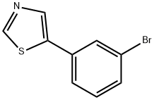 3-(Thiazol-5-yl)bromobenzene Structure