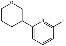 2-Fluoro-6-(oxan-3-yl)pyridine 구조식 이미지