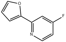 4-Fluoro-2-(2-furyl)pyridine 구조식 이미지