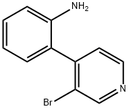 3-Bromo-4-(2-aminophenyl)pyridine Structure