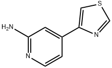 2-Amino-4-(thiazol-4-yl)pyridine 구조식 이미지