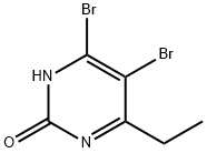 4,5-Dibromo-2-hydroxy-6-ethylpyrimidine Structure