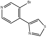 3-BROMO-4-(4-THIAZOLYL)PYRIDINE Structure