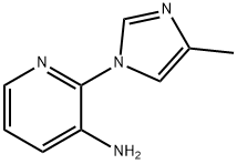 3-AMINO-2-(4-METHYLIMIDAZOL-1-YL)PYRIDINE Structure