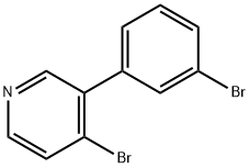 4-Bromo-3-(3-bromophenyl)pyridine Structure