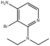 4-Amino-3-bromo-2-(diethylamino)pyridine Structure