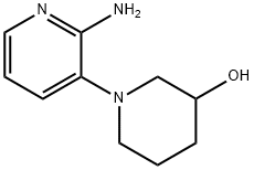 1-(2-AMINOPYRIDIN-3-YL)PIPERIDIN-3-OL Structure