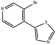 3-BROMO-4-(5-THIAZOLYL)PYRIDINE Structure