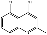 4-Quinolinol, 5-chloro-2-methyl- 구조식 이미지