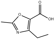 4-ethyl-2-methyloxazole-5-carboxylic acid Structure