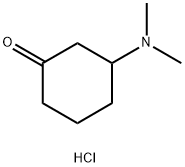 3-(dimethylamino)cyclohexan-1-one hydrochloride 구조식 이미지