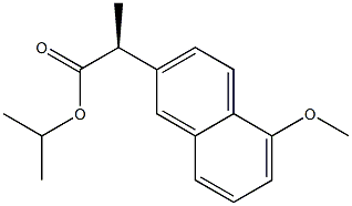 Naproxen Isopropyl ester Structure