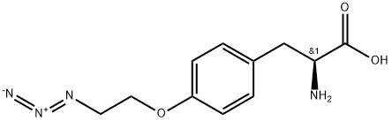 O-(2-azidoethyl)-L-tyrosine Hydrochloride Structure