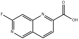 7-fluoro-1,6-naphthyridine-2-carboxylic acid Structure