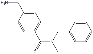 4-(aminomethyl)-N-benzyl-N-methylbenzamide Structure