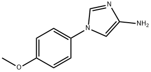 4-Amino-1-(4-methoxyphenyl)imidazole 구조식 이미지