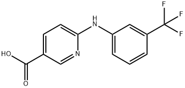 6-{[3-(trifluoromethyl)phenyl]amino}pyridine-3-carboxylic acid Structure
