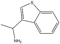 1-(1-BENZOTHIOPHEN-3-YL)ETHAN-1-AMINE Structure