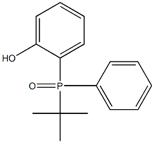 Tert-butyl 2-hydroxyphenyl phenyl phosphine oxide Structure