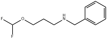 benzyl[3-(difluoromethoxy)propyl]amine Structure