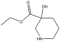 ethyl 3-hydroxypiperidine-3-carboxylate 구조식 이미지