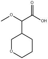 2-methoxy-2-(oxan-3-yl)acetic acid 구조식 이미지