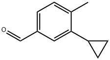 3-cyclopropyl-4-methyl-Benzaldehyde Structure