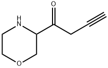 3-Butyn-1-one, 1-(3-morpholinyl)- 구조식 이미지