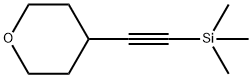 trimethyl((tetrahydro-2H-pyran-4-yl)ethynyl)silane Structure