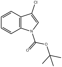 tert-butyl 3-chloro-1H-indole-1-carboxylate Structure