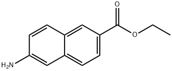 2-Naphthalenecarboxylic acid, 6-amino-, ethyl ester Structure