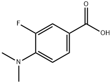 4-(dimethylamino)-3-fluorobenzoic acid Structure