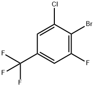 2-Bromo-1-chloro-3-fluoro-5-trifluoromethyl-benzene Structure