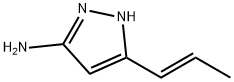 1H-Pyrazol-3-amine, 5-(1E)-1-propen-1-yl- 구조식 이미지