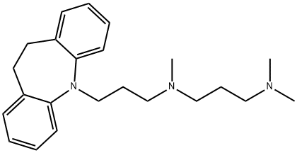 1,3-Propanediamine, N1-[3-(10,11-dihydro-5H-dibenz[b,f]azepin-5-yl)propyl]-N1,N3,N3-trimethyl- Structure