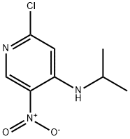 4-Pyridinamine, 2-chloro-N-(1-methylethyl)-5-nitro- Structure