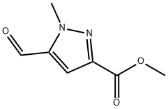 methyl 5-formyl-1-methyl-1H-pyrazole-3-carboxylate 구조식 이미지