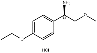 (1R)-1-(4-ethoxyphenyl)-2-methoxyethan-1-amine hydrochloride 구조식 이미지