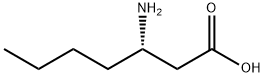 (3S)-3-aminoheptanoic acid 구조식 이미지